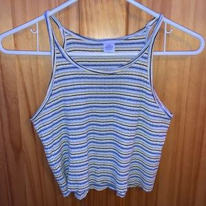 Target-brand cropped tank top